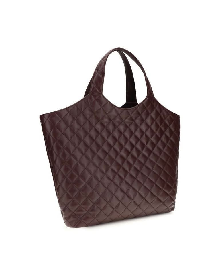 Saint Laurent Bordeaux Lamb Ovis Aries Shoulder Bag 