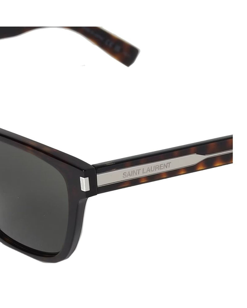 Saint Laurent Brown Acetate Sunglasses Glam Steals