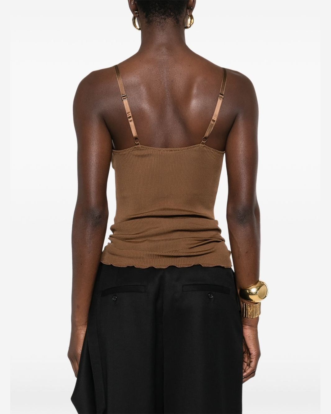 Saint Laurent Brown Top Topwear