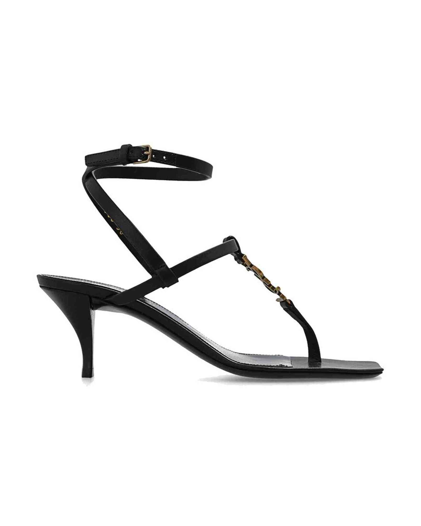Saint Laurent Cassandra Heeled Sandals Glam Steals