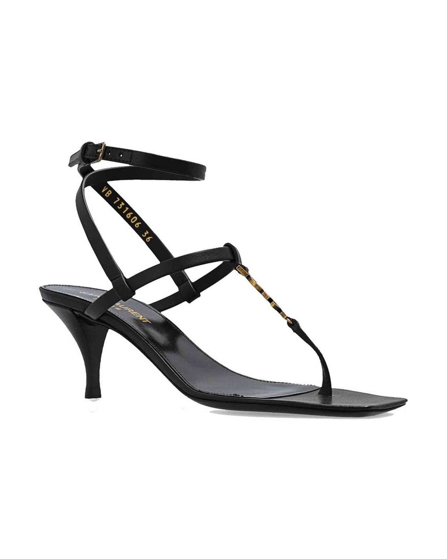 Saint Laurent Cassandra Heeled Sandals Glam Steals