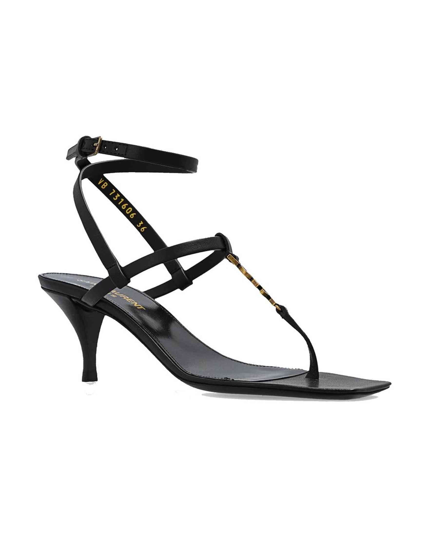 Saint Laurent Cassandra Heeled Sandals Glam Steals