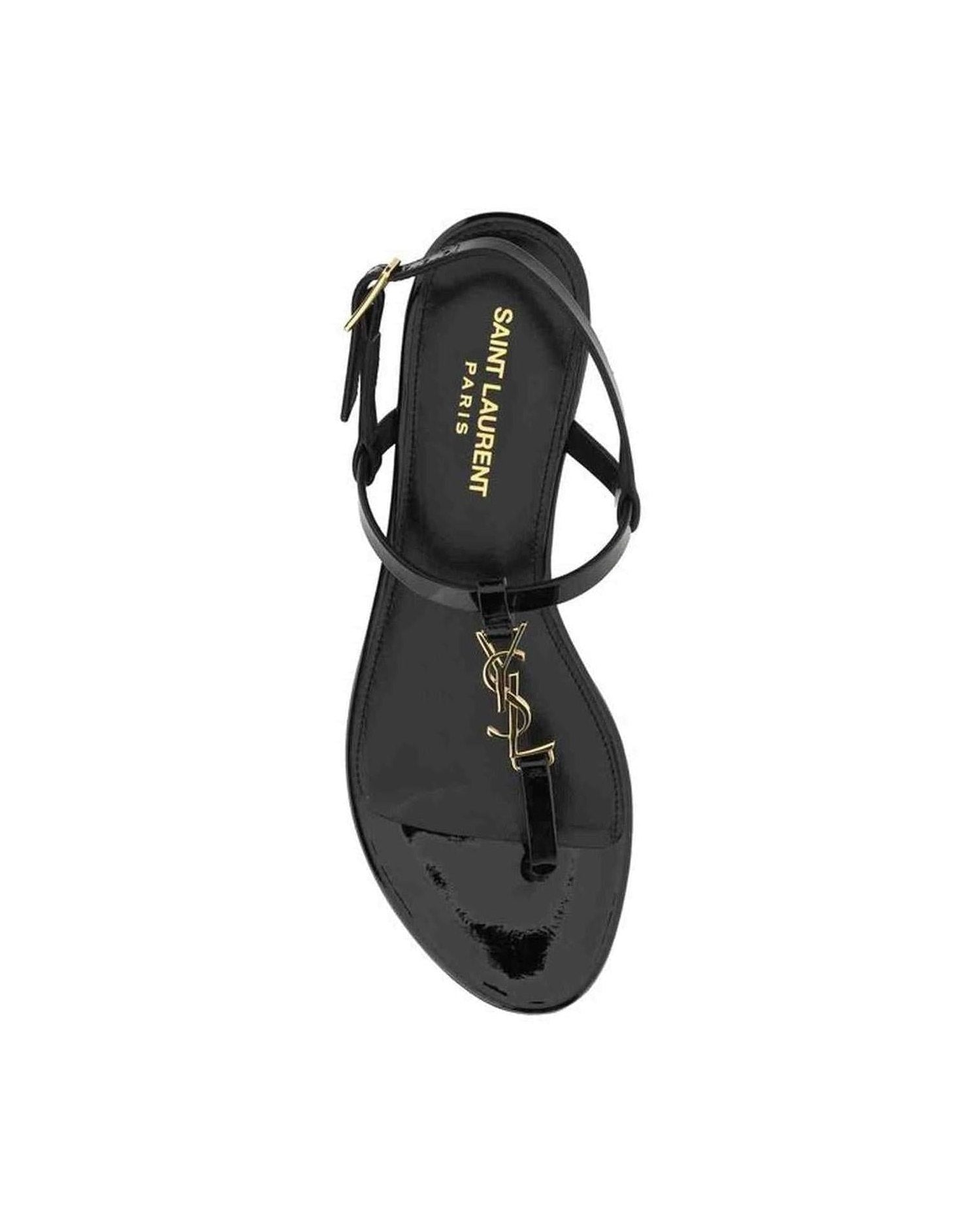 Saint Laurent Cassandra Sandals Glam Steals