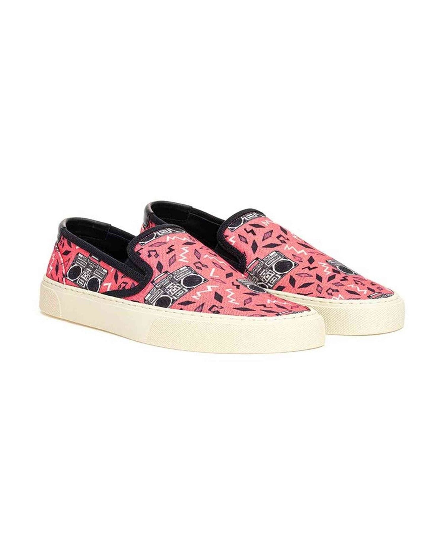 Saint Laurent Cotton Pink Sneaker Glam Steals