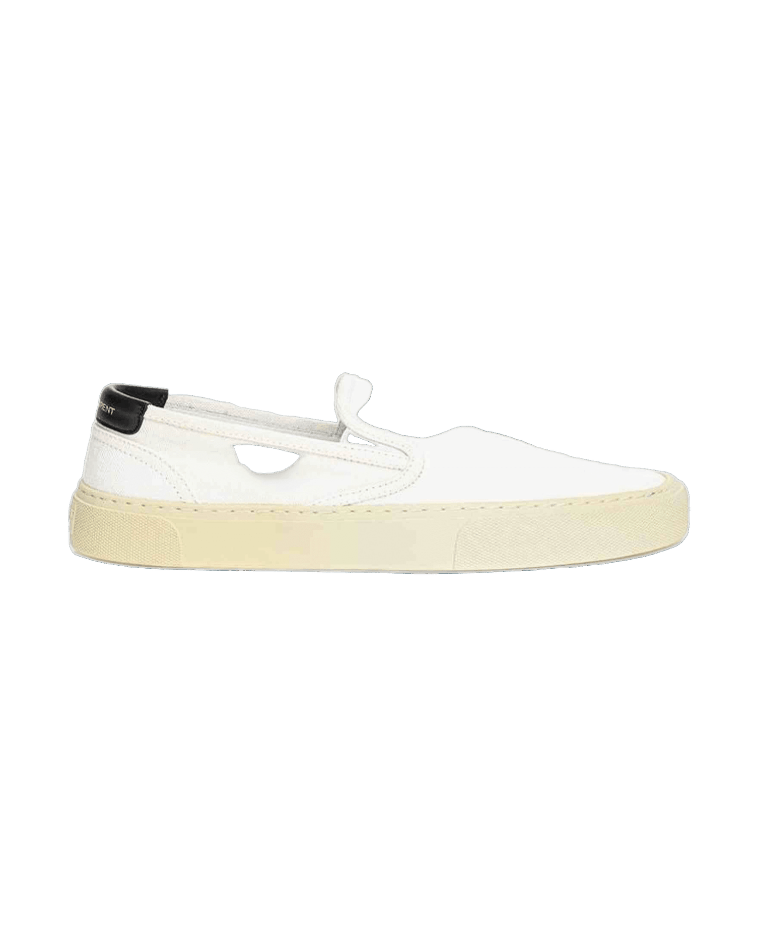Saint Laurent Cotton White Sneaker Glam Steals