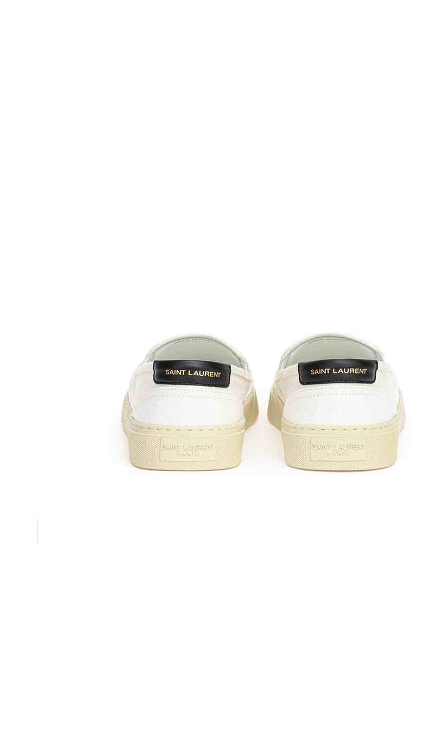 Saint Laurent Cotton White Sneaker Glam Steals