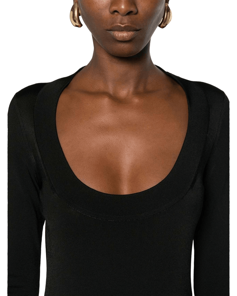 Saint Laurent DéColleté Mini Dress Glam Steals