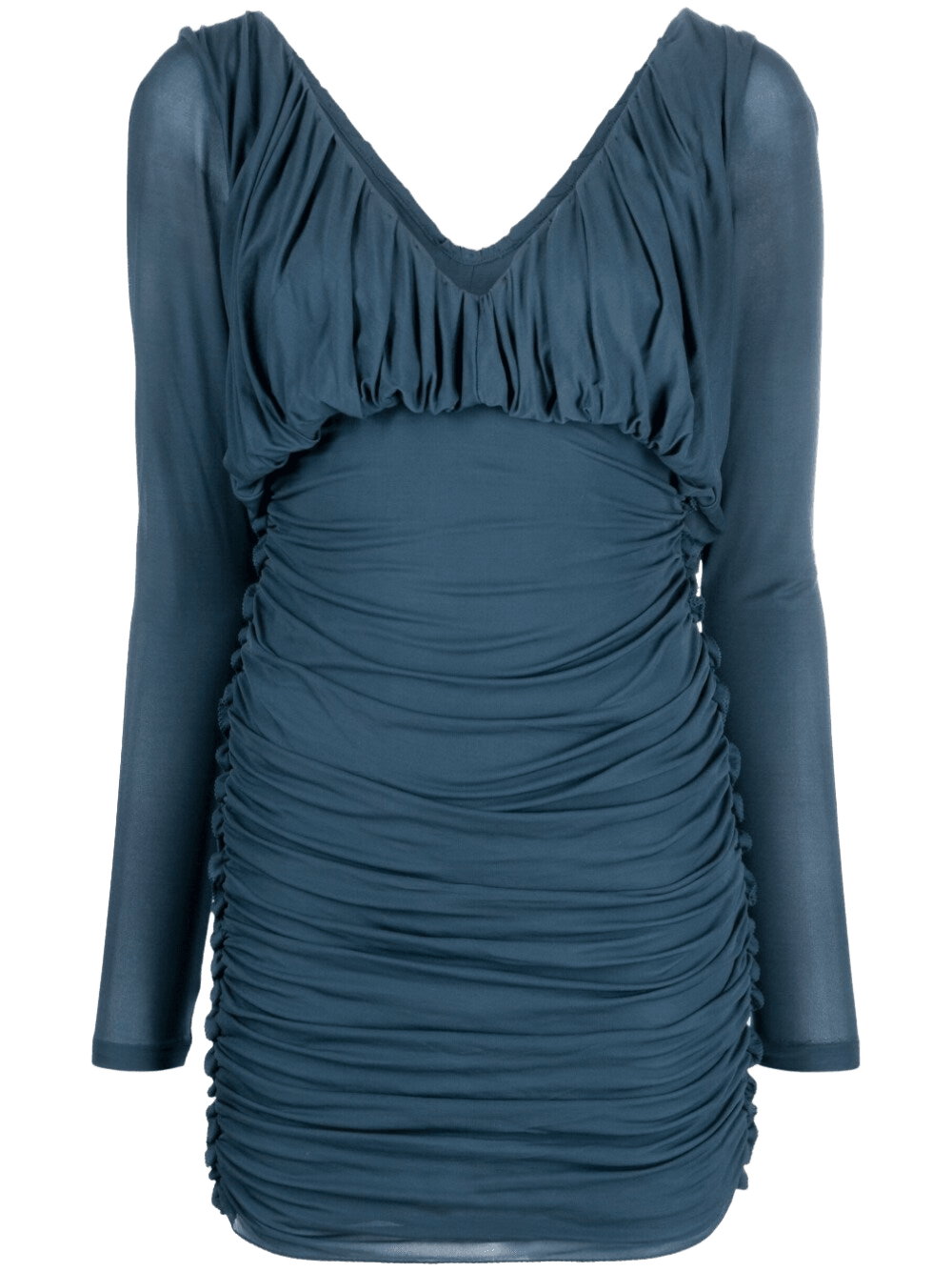 Saint Laurent Draped Mini Dress Glam Steals