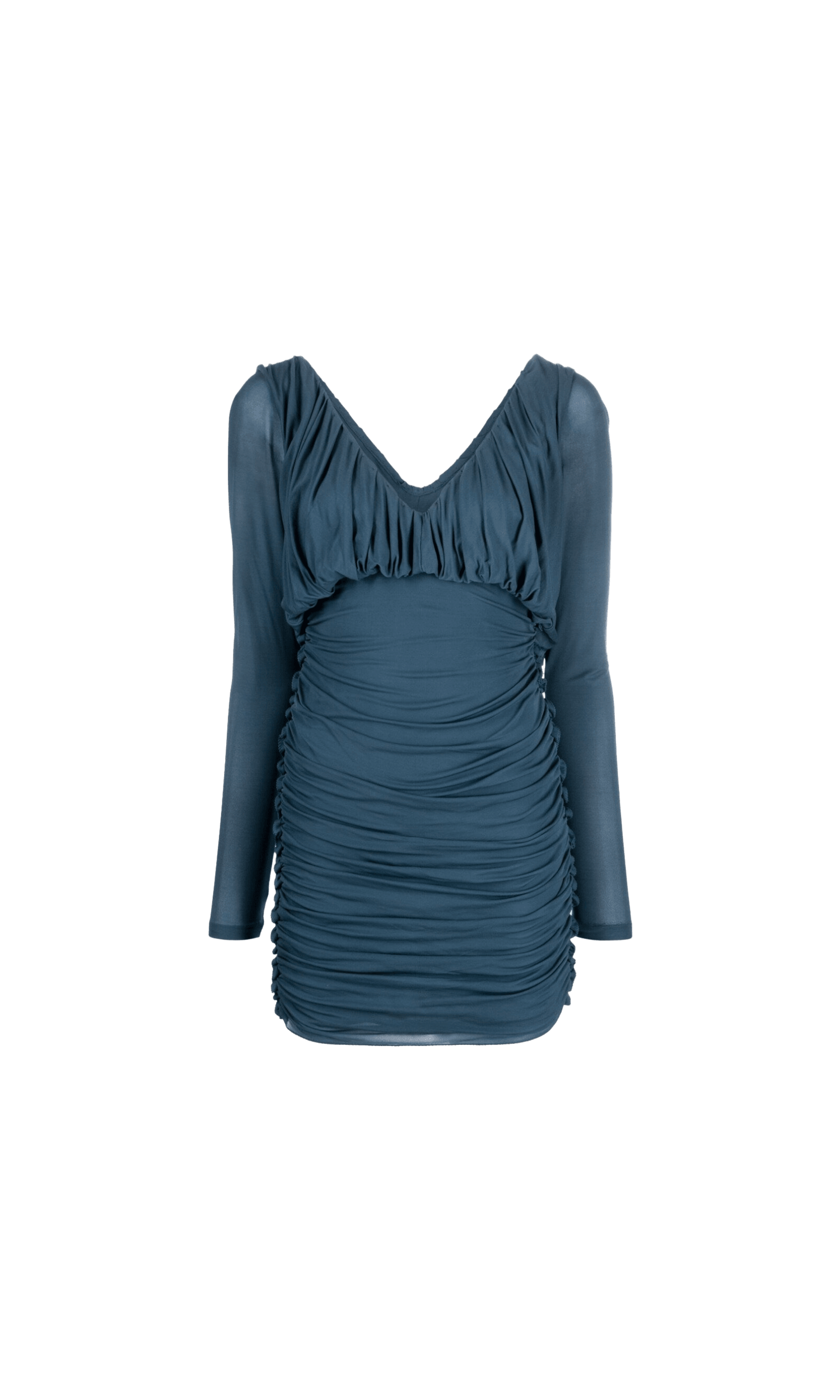 Saint Laurent Draped Mini Dress Glam Steals