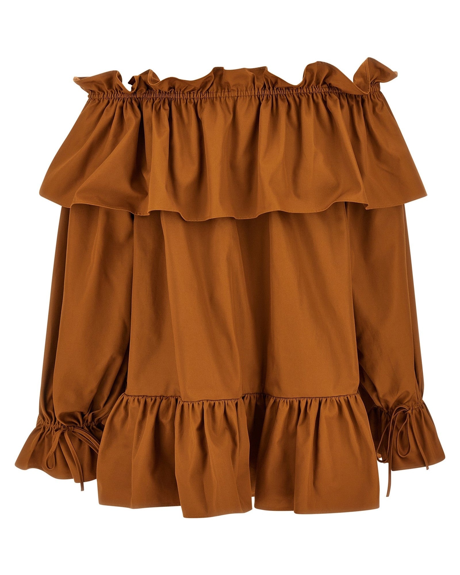 Saint Laurent Flounces Mini Dress Glam Steals