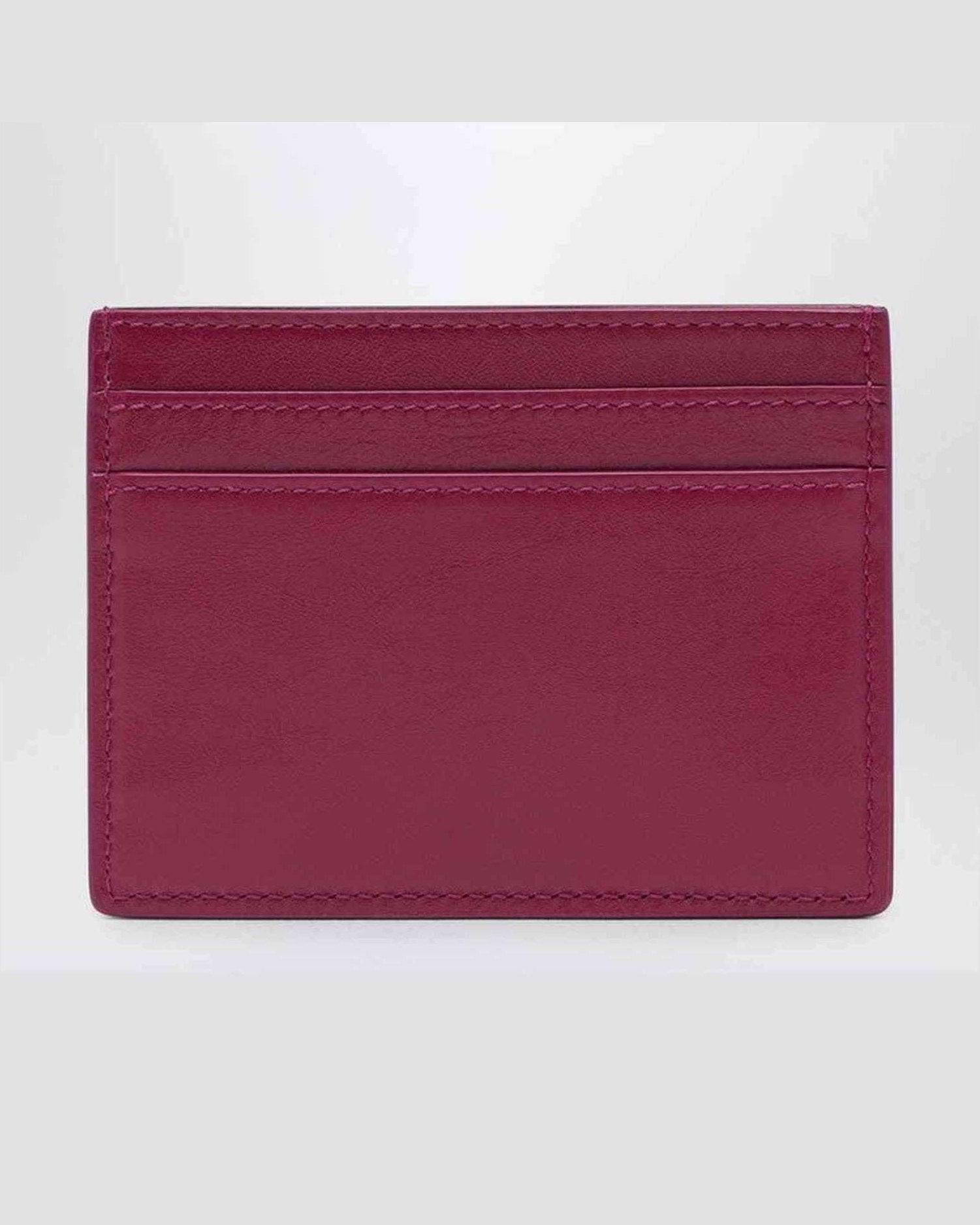 Saint Laurent Fuchsia Leather Credit Card Holder Glam Steals