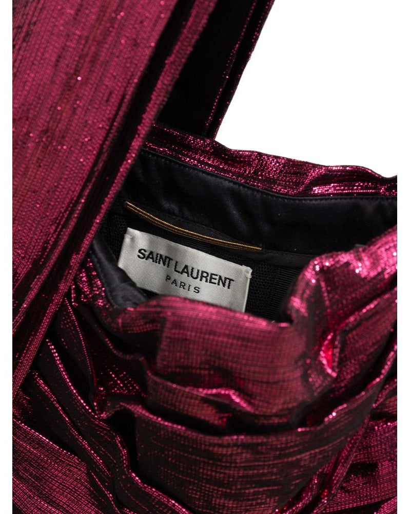 Saint Laurent Fuchsia Viscose Short Dress Glam Steals