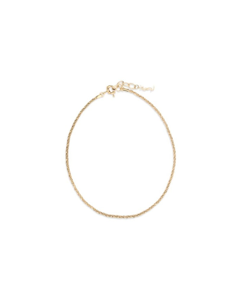 Saint Laurent Gold Brass Necklace Glam Steals