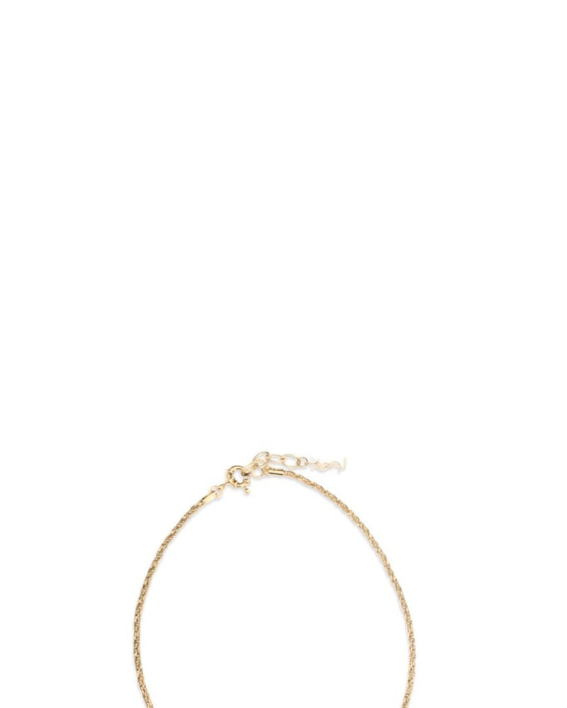 Saint Laurent Gold Brass Necklace Glam Steals