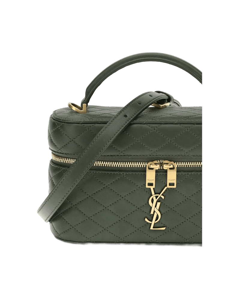 Saint Laurent Green Calf Leather Bos Taurus Handbag Glam Steals