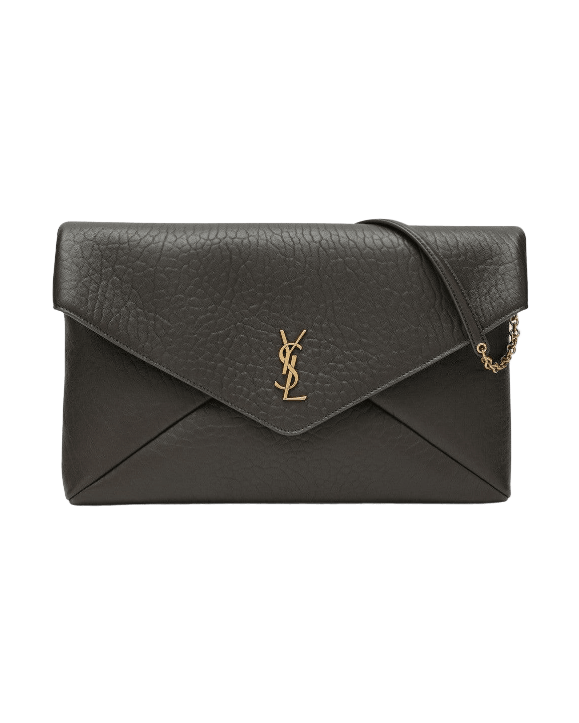 Saint Laurent Green Xxl Moss Envelope Cassandre Clutch Glam Steals