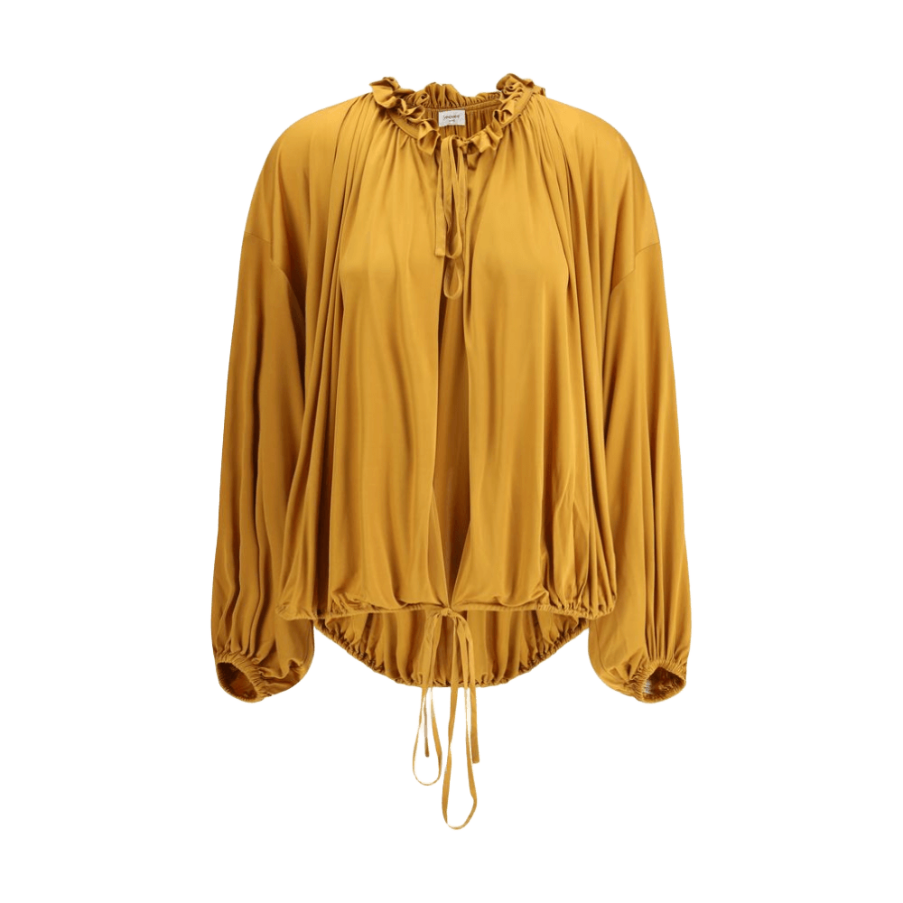 Saint Laurent Jersey Blouse Glam Steals