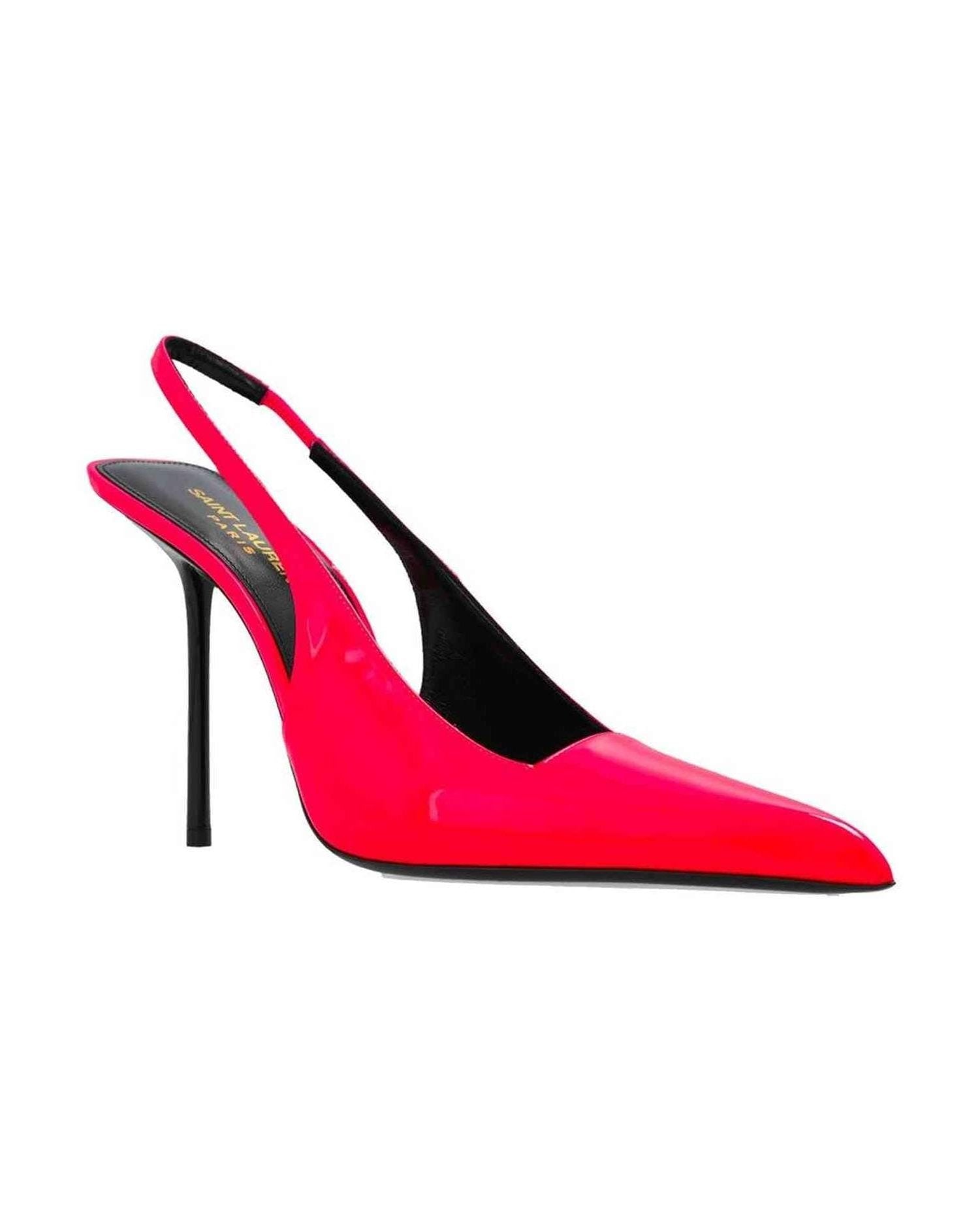 Saint Laurent Kiss 105 Slingback Pumps Glam Steals