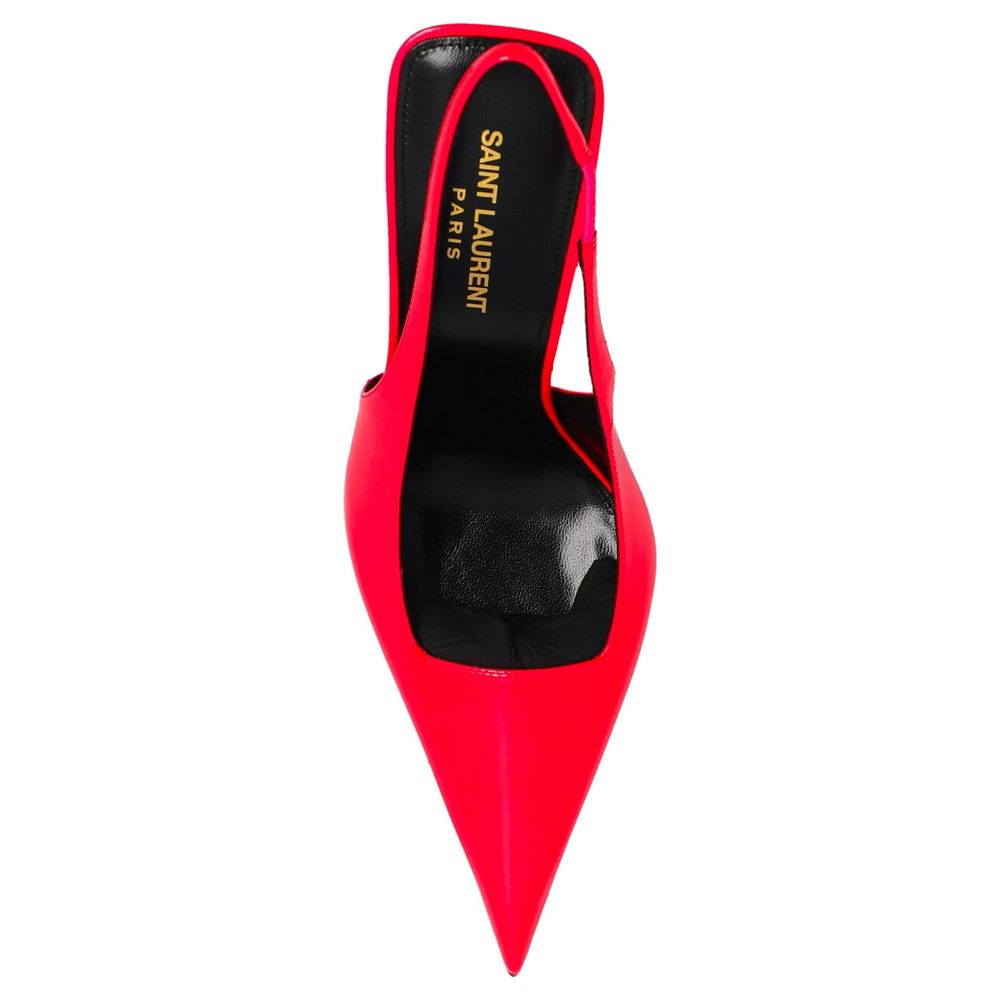 Saint Laurent Kiss 105 Slingback Pumps Glam Steals