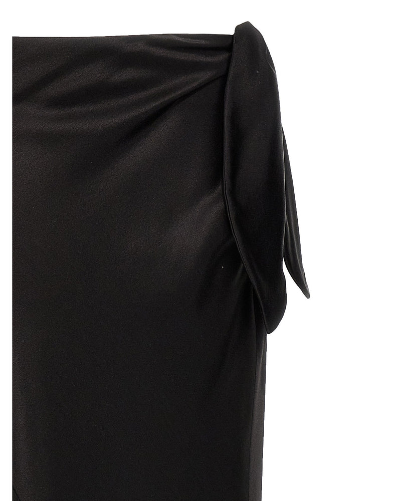 Saint Laurent Knot Maxi Skirt Glam Steals