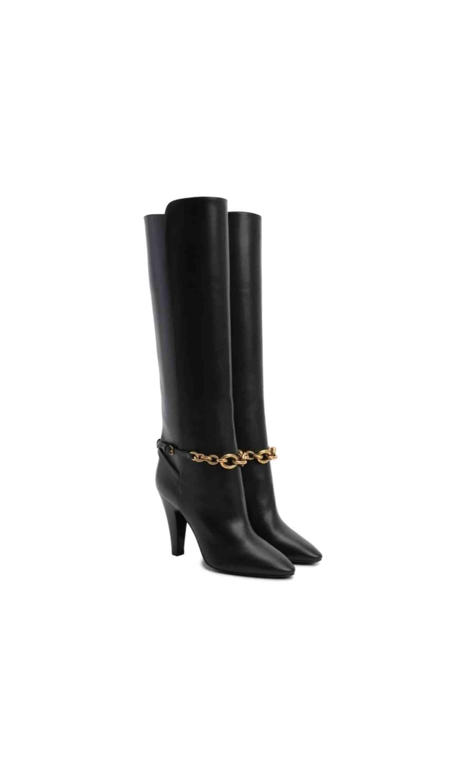 Saint Laurent Leather Boots Glam Steals