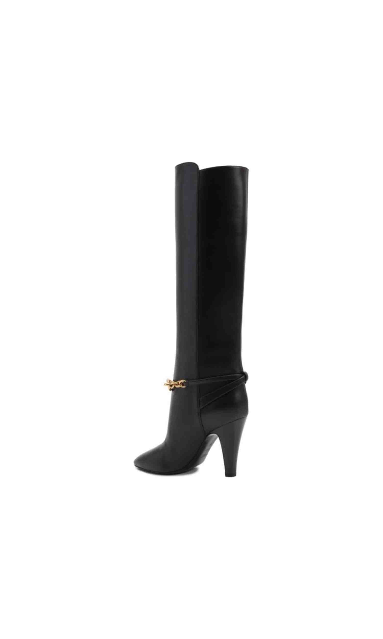 Saint Laurent Leather Boots Glam Steals