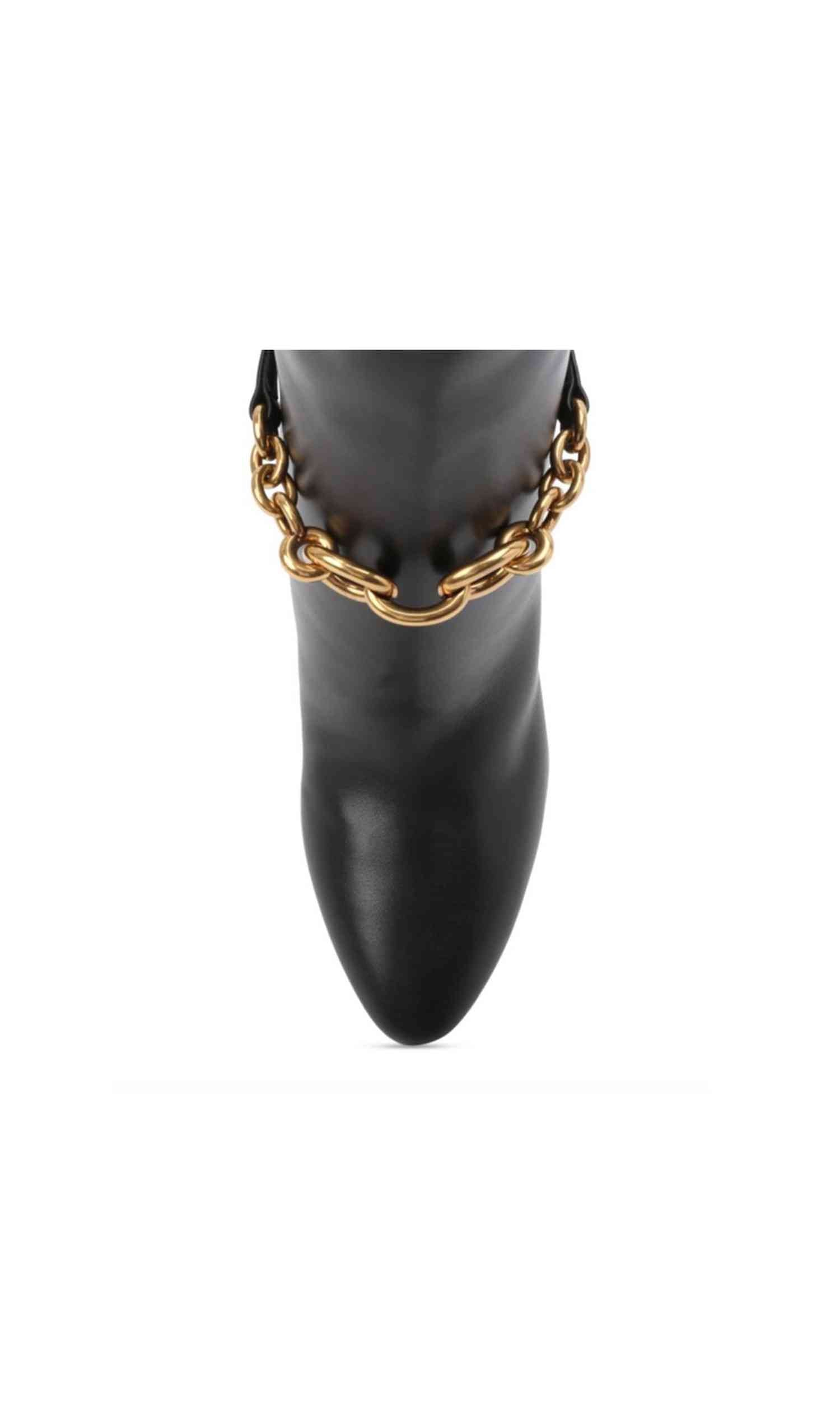 Saint Laurent Leather Boots Glam Steals