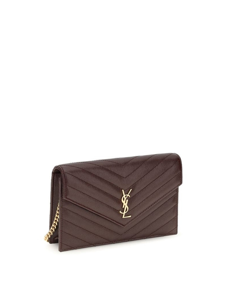 Saint Laurent Leather Bordeaux Calf Bos Taurus Wallet Glam Steals