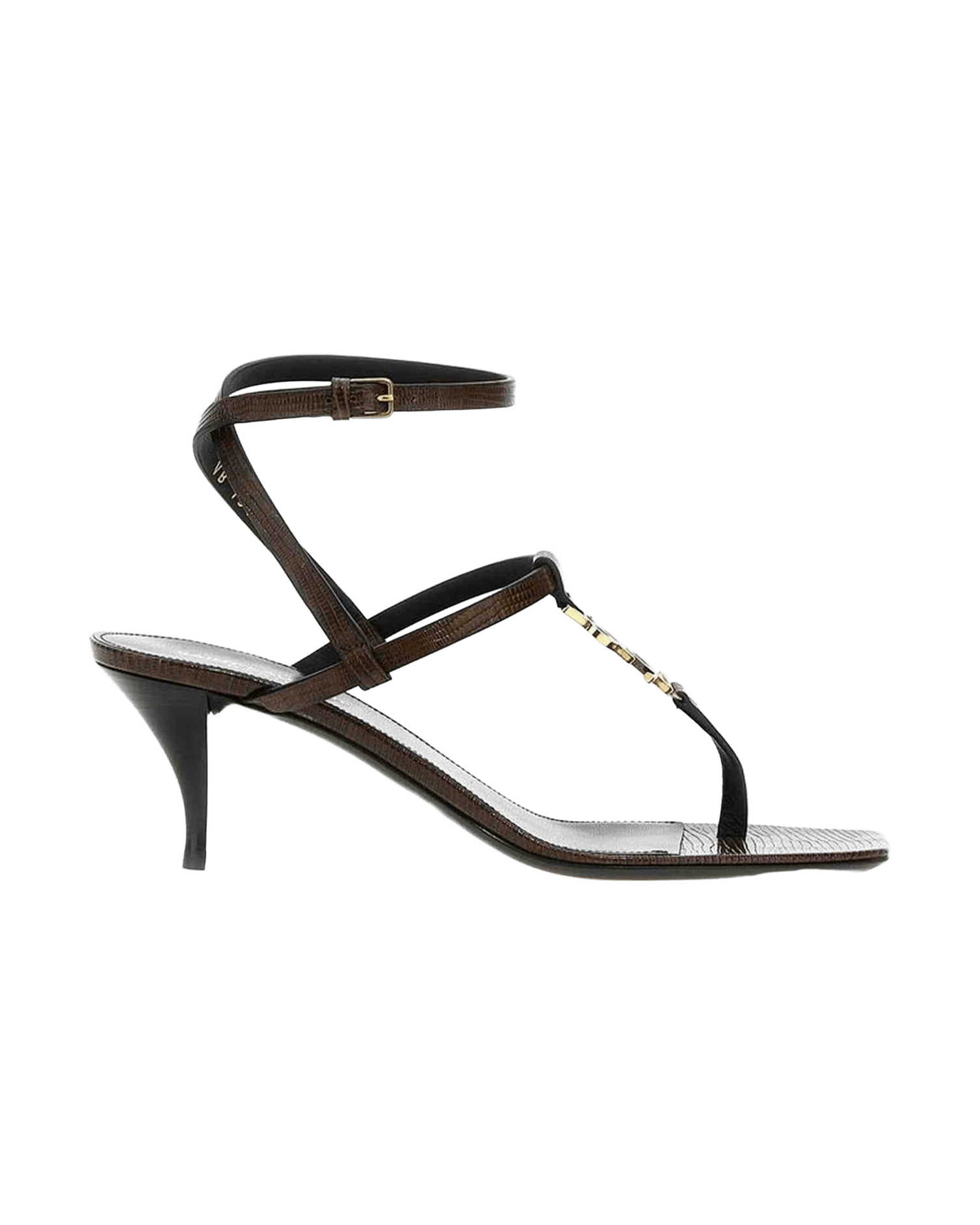 Saint Laurent Leather Cassandra Flip Flop Sandals Glam Steals