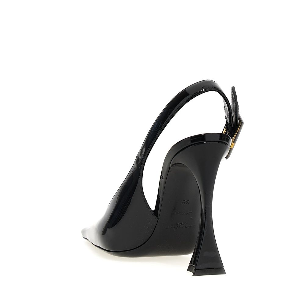 Saint Laurent Leather Dune Slingback Pumps Glam Steals
