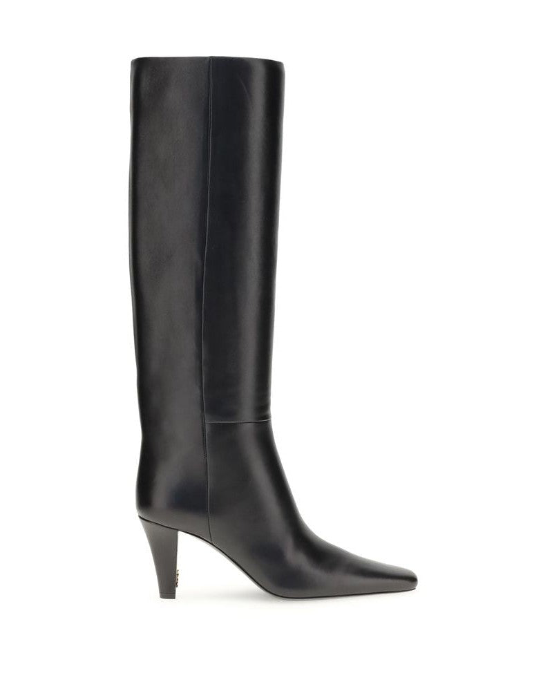 Saint Laurent Leather High Boots Glam Steals