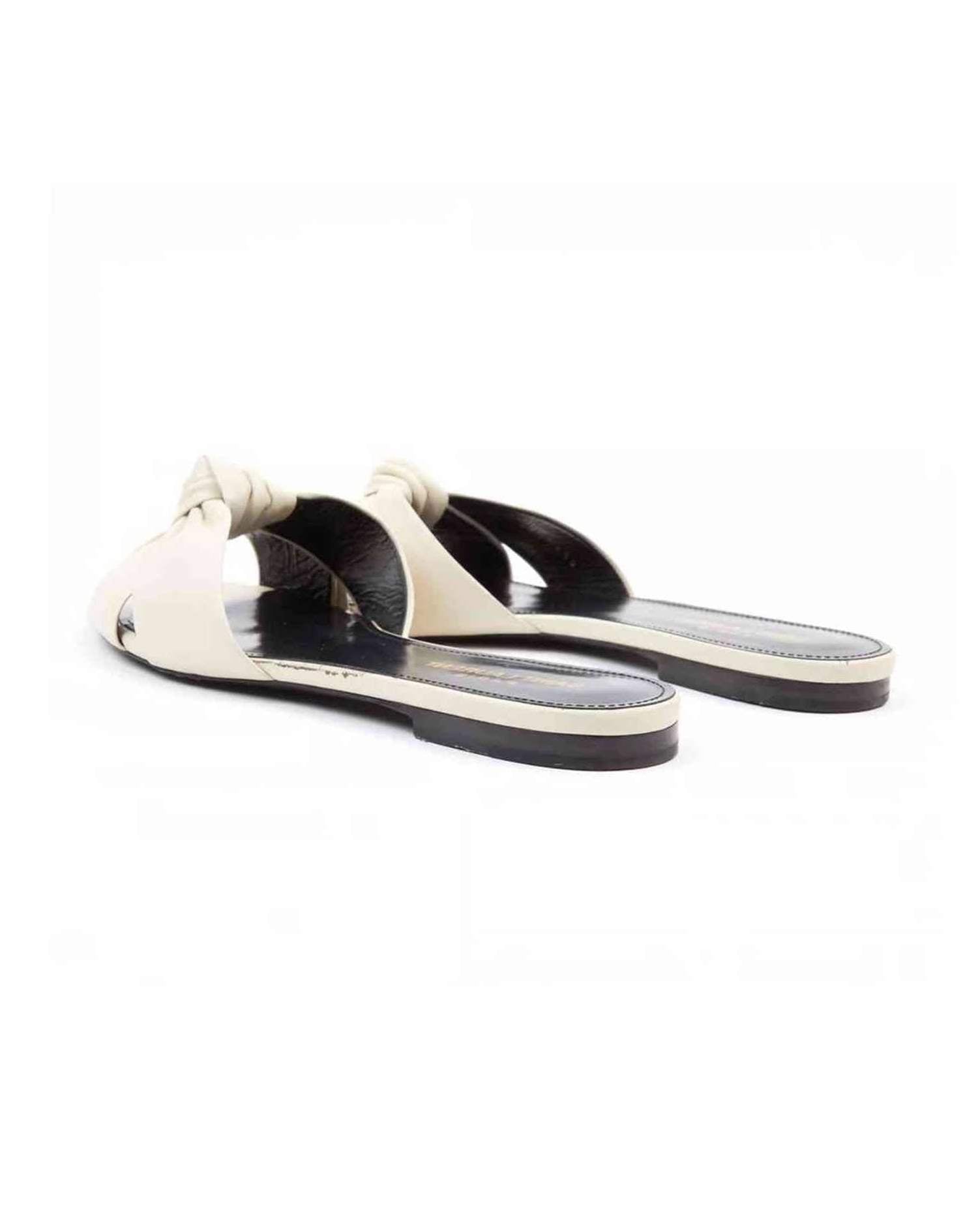 Saint Laurent Leather Slides Glam Steals