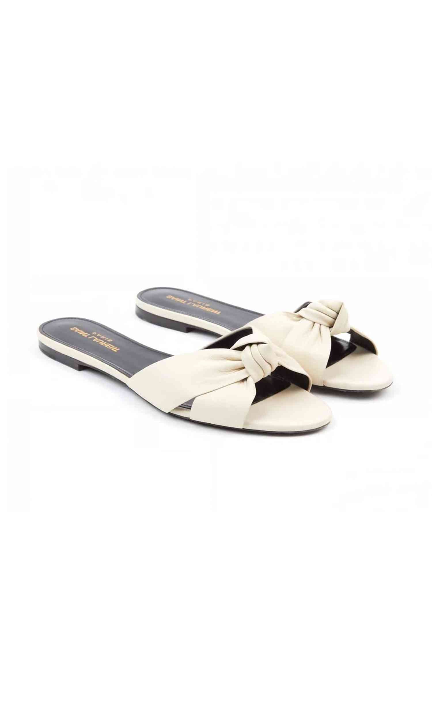 Saint Laurent Leather Slides Glam Steals