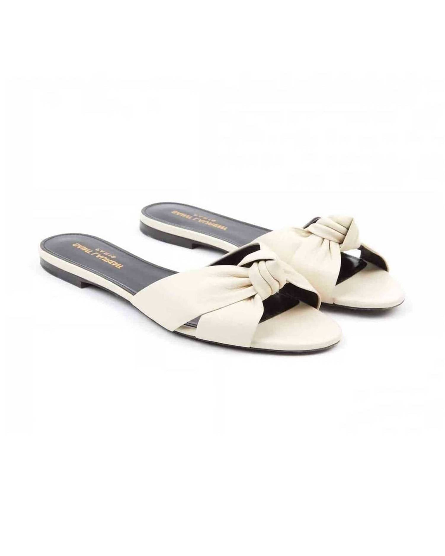 Saint Laurent Leather Slides Glam Steals