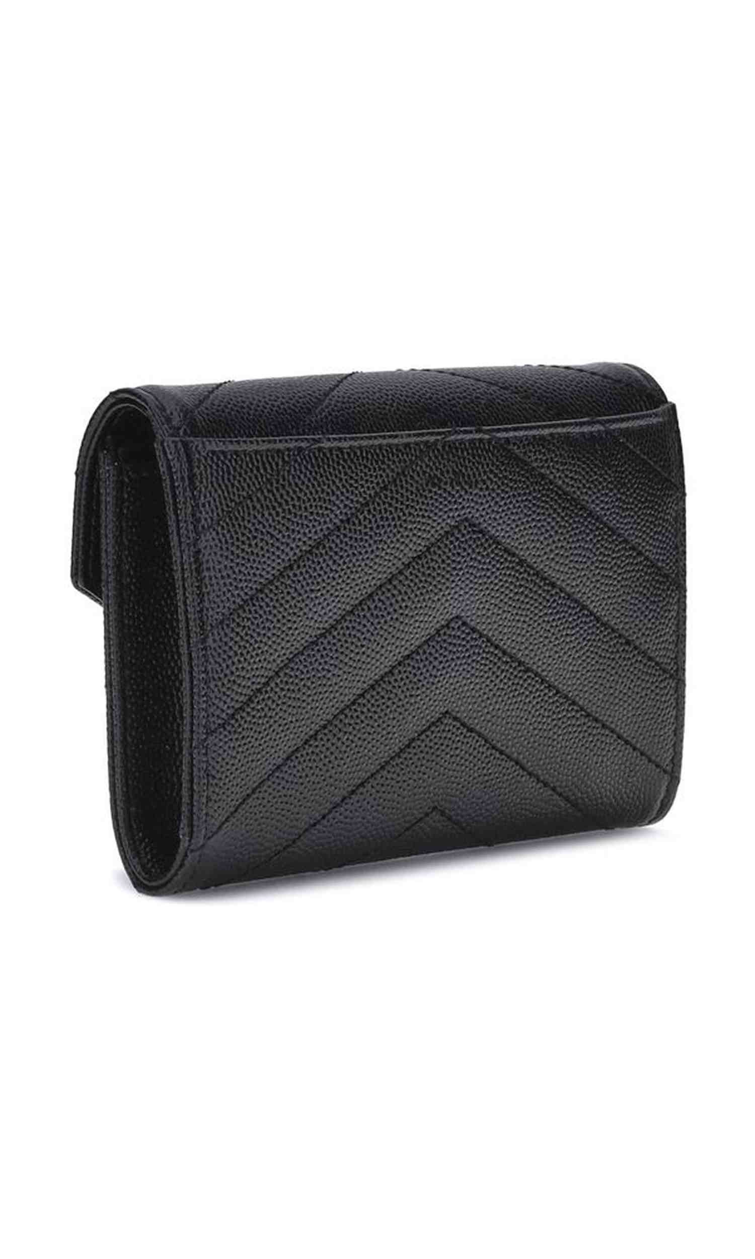 Saint Laurent Leather Wallet Glam Steals