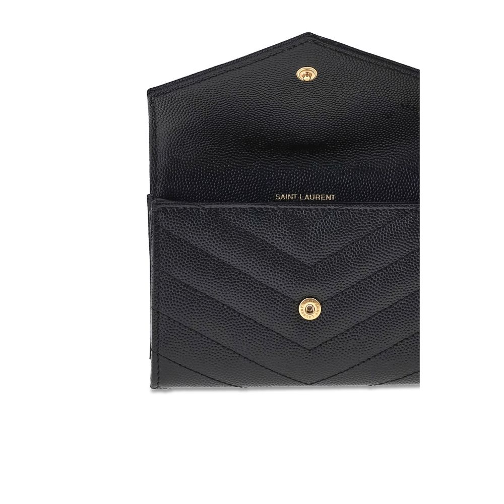 Saint Laurent Leather Wallet Glam Steals