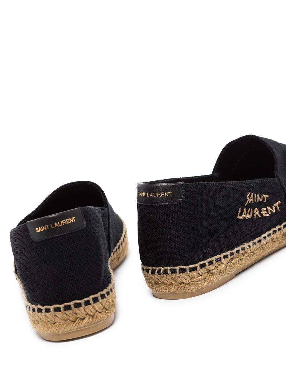 Saint Laurent Logo Embroidered Espadrilles Glam Steals