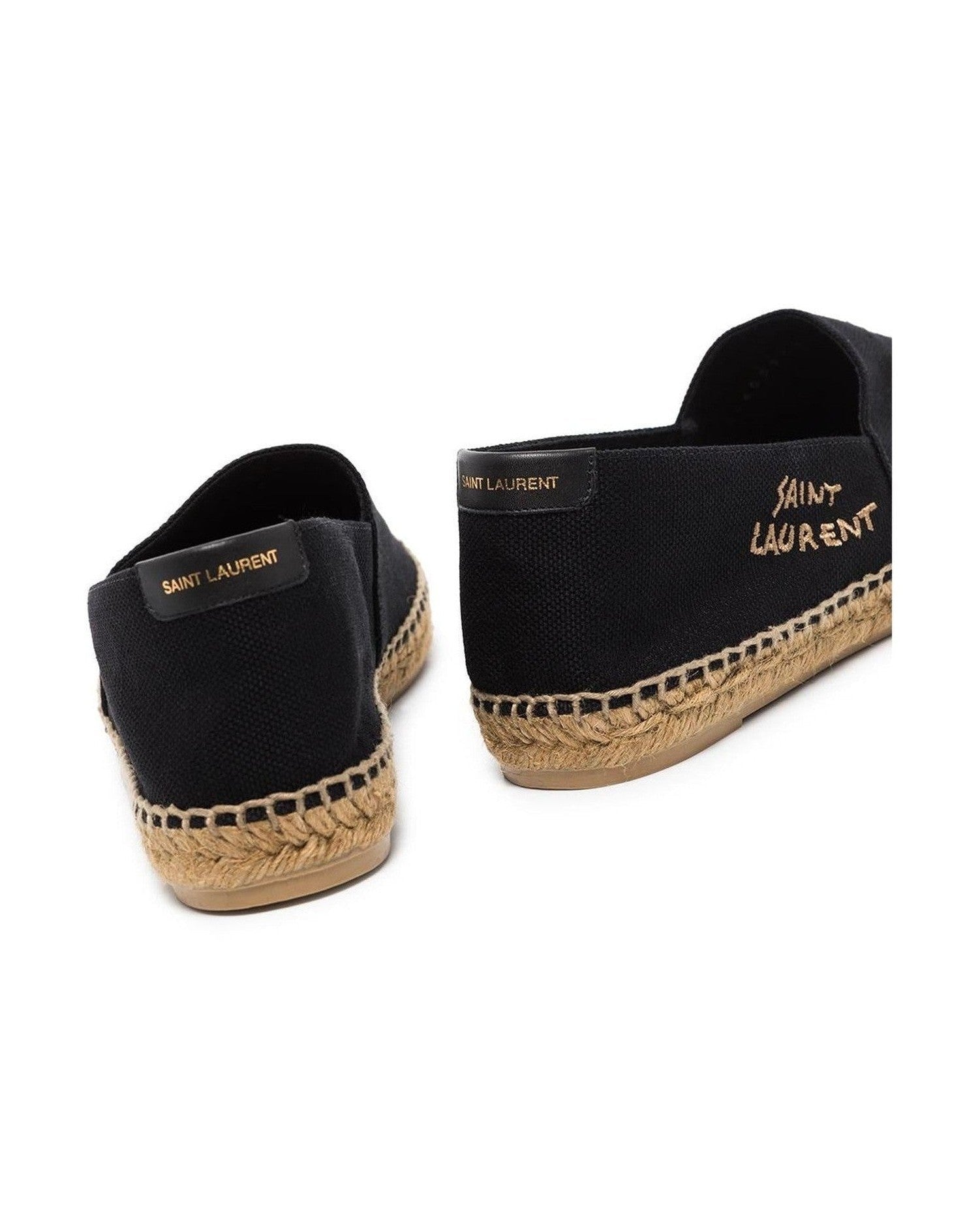 Saint Laurent Logo Embroidered Espadrilles Glam Steals