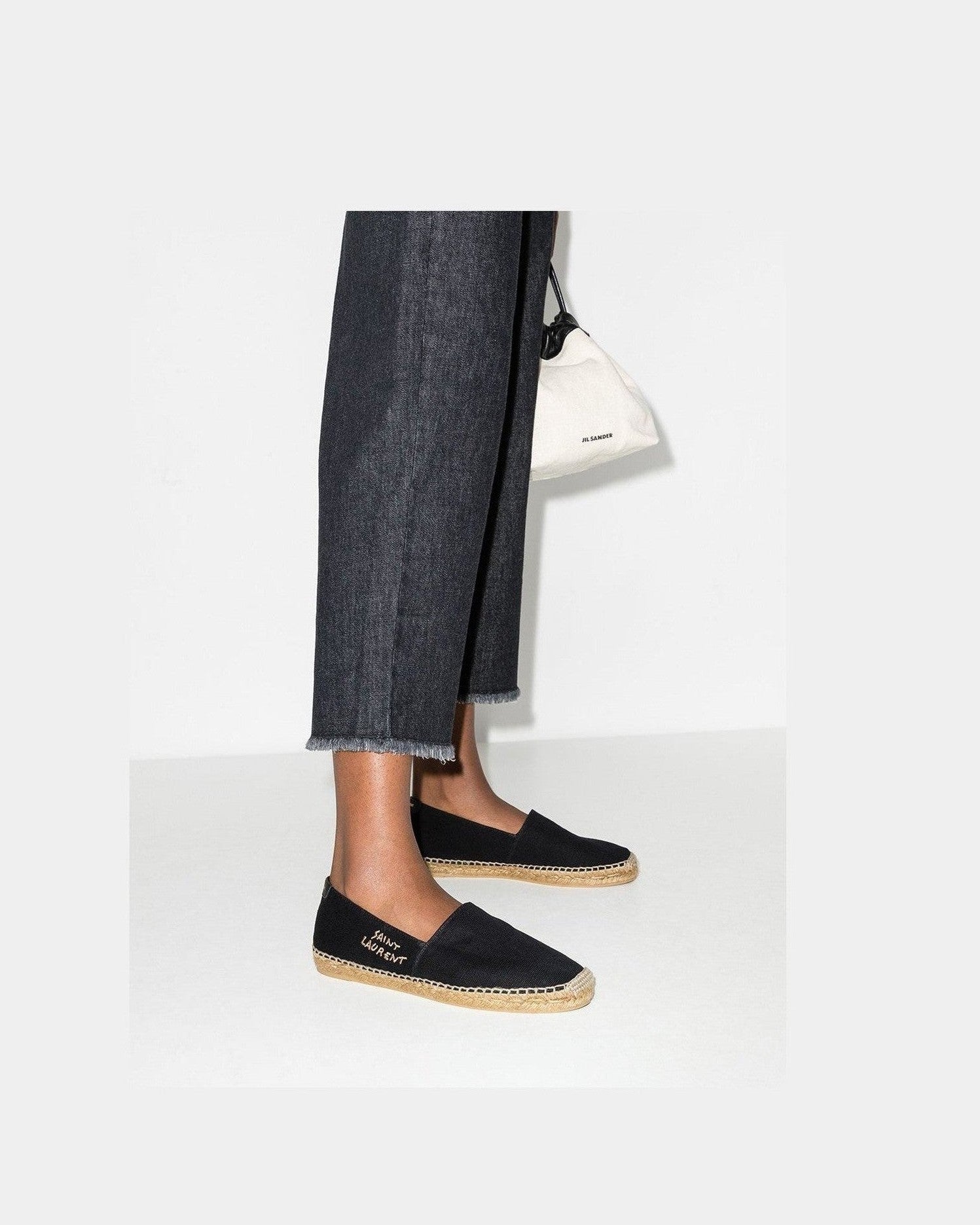 Saint Laurent Logo Embroidered Espadrilles Glam Steals