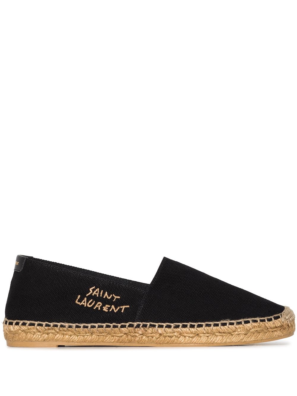 Saint Laurent Logo Embroidered Espadrilles Glam Steals