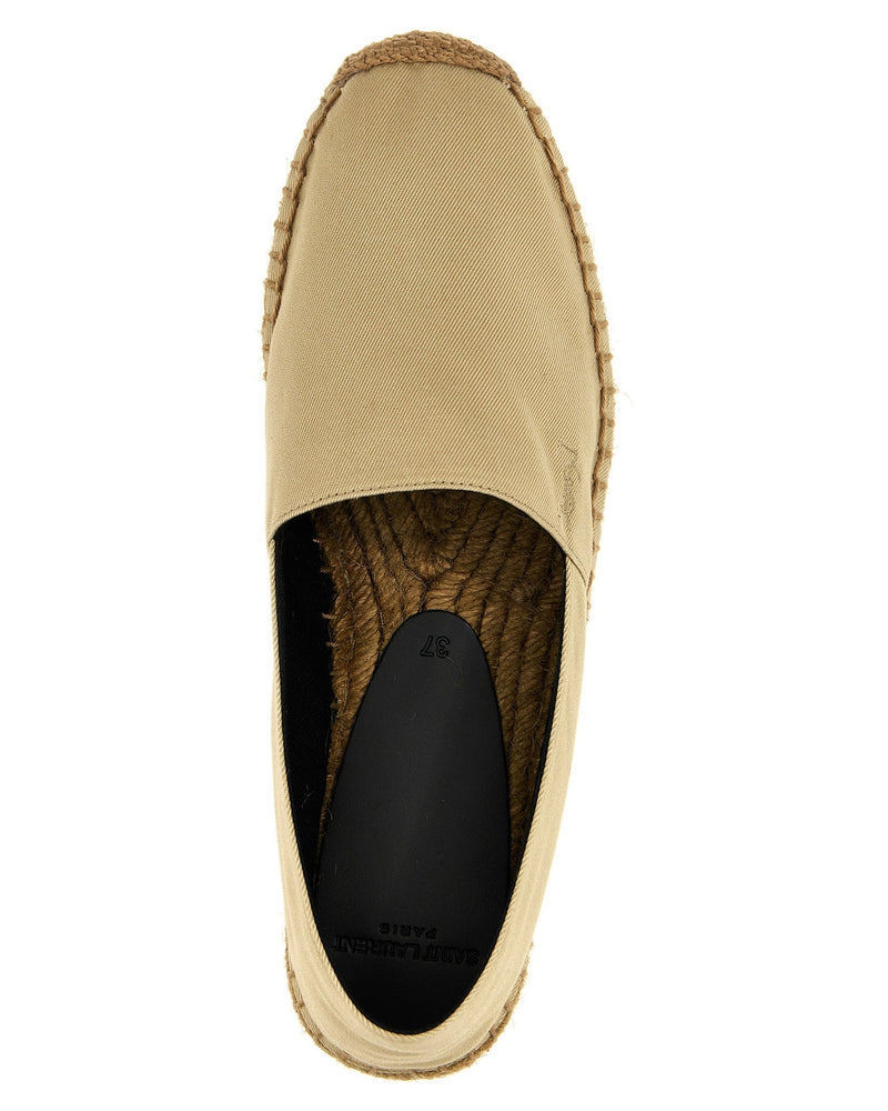 Saint Laurent Logo Embroidery Espadrilles Glam Steals