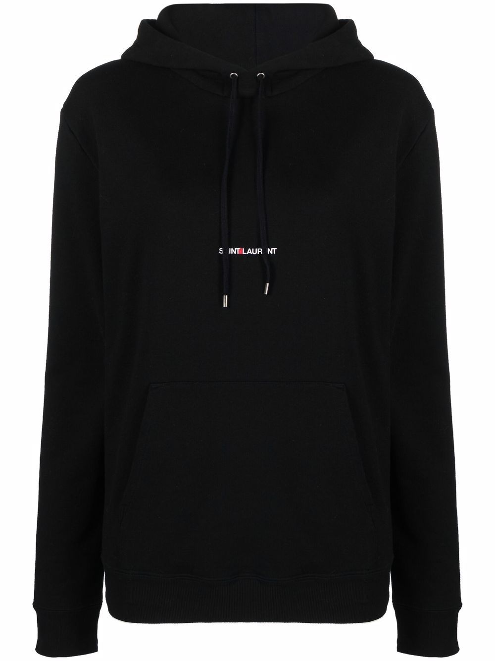 Saint Laurent Logo Print Hoodie Glam Steals