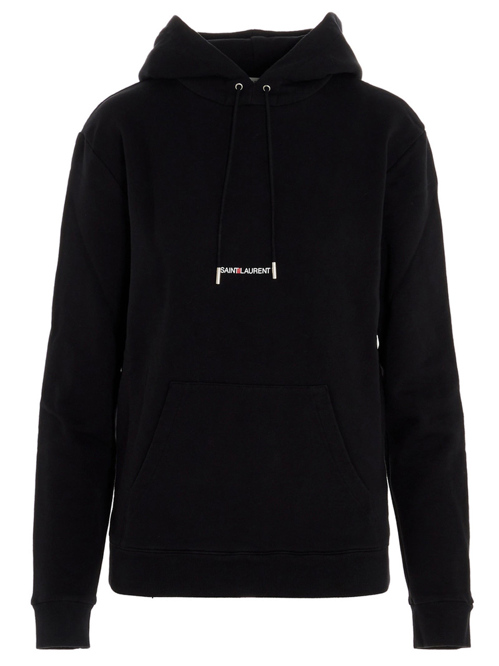 Saint Laurent Logo Print Hoodie Glam Steals