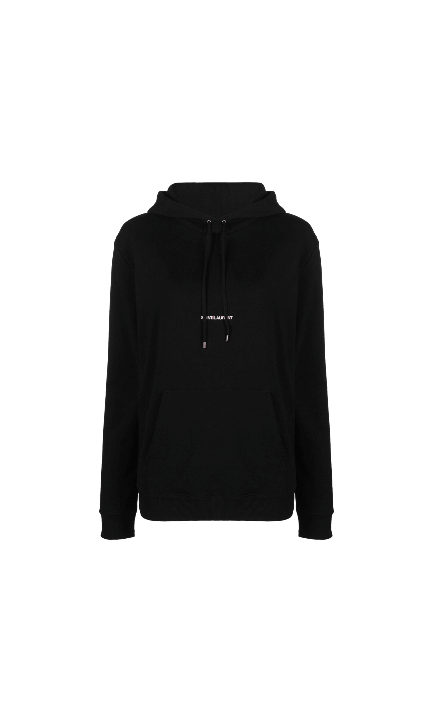 Saint Laurent Logo Print Hoodie Glam Steals