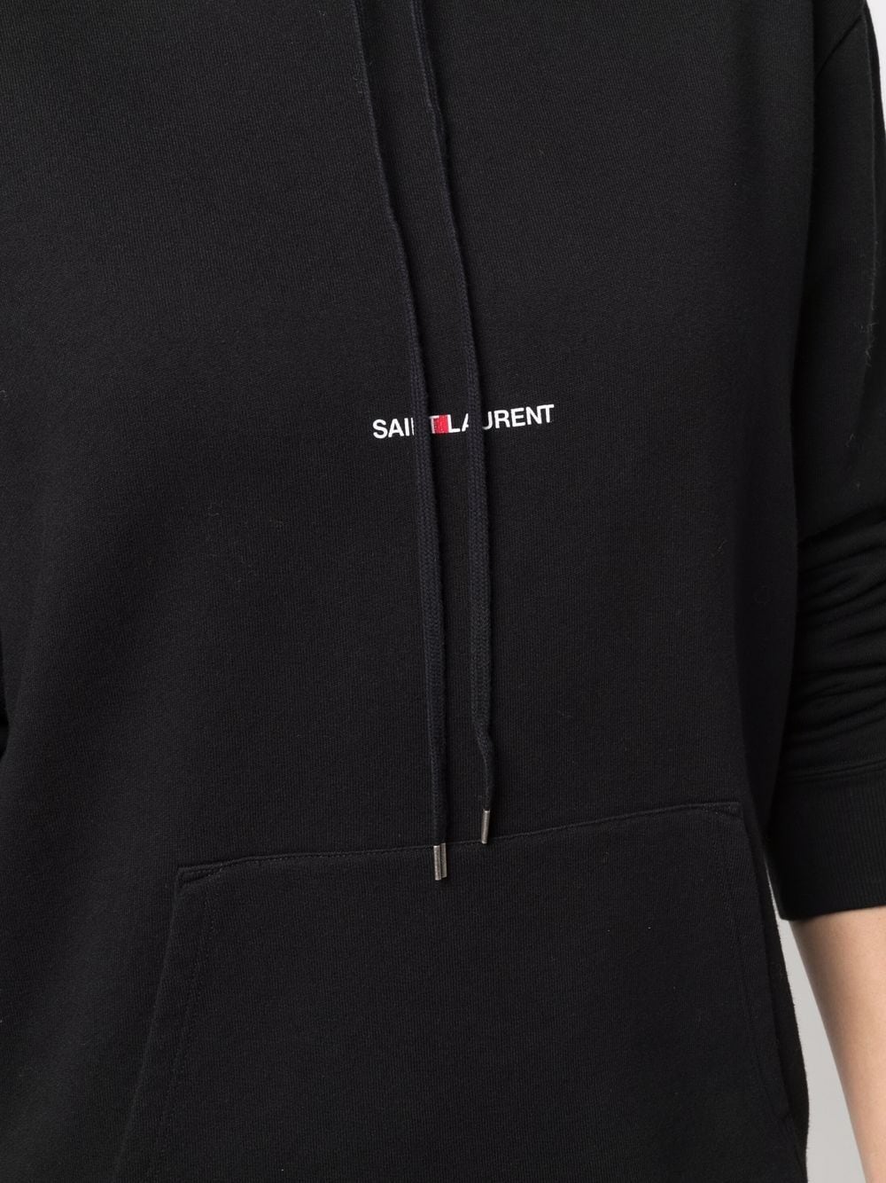 Saint Laurent Logo Print Hoodie Glam Steals
