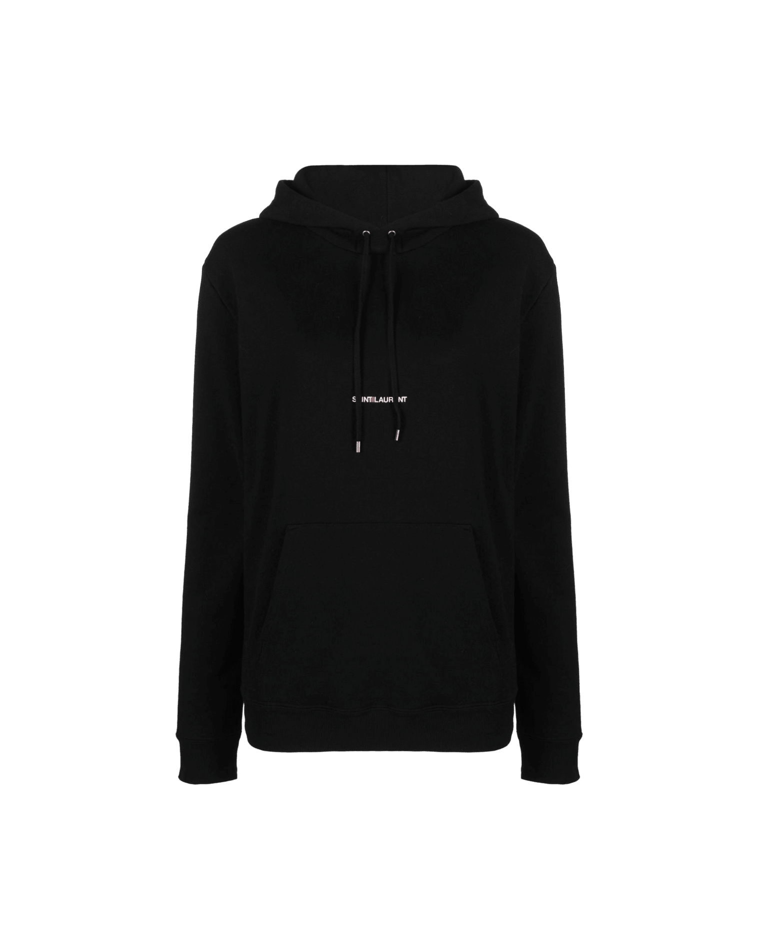 Saint Laurent Logo Print Hoodie Glam Steals