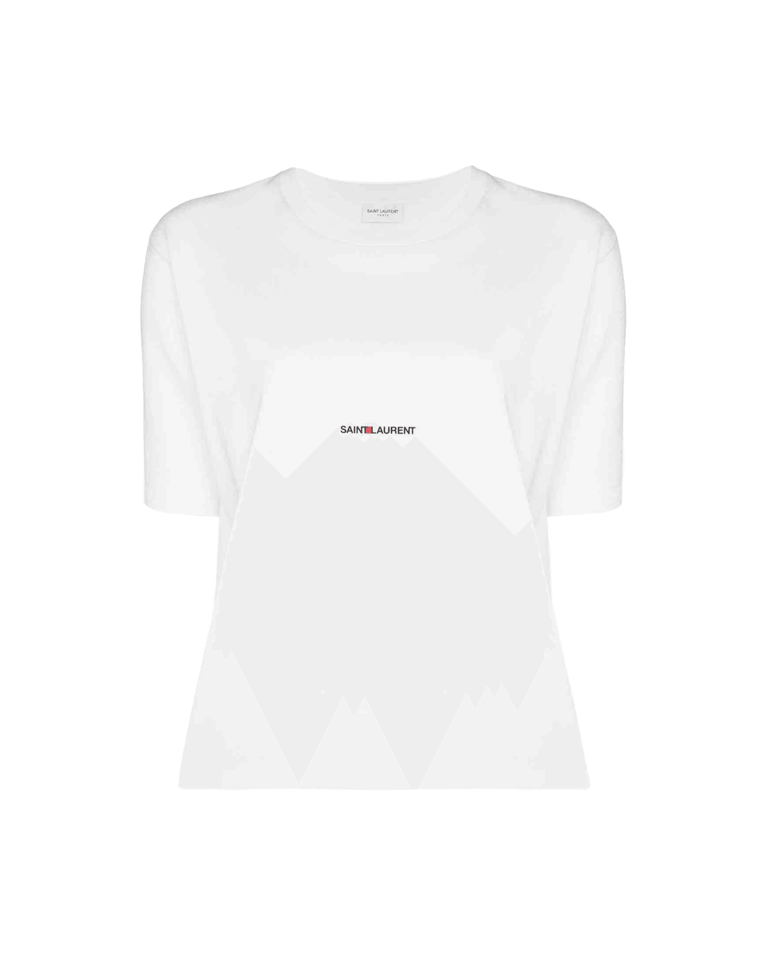Saint Laurent Logo Print T-Shirt Glam Steals