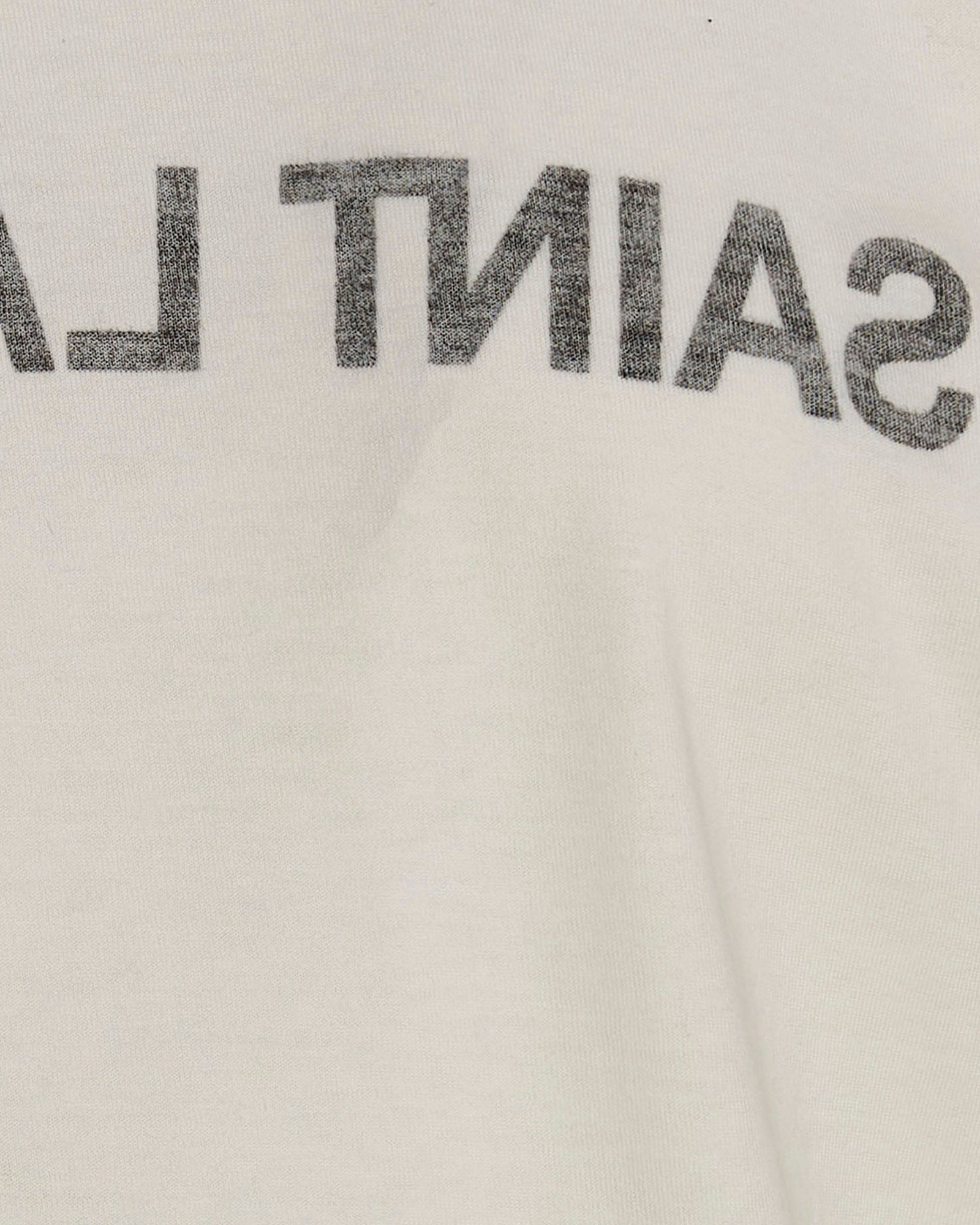 Saint Laurent Logo Print T-shirt Glam Steals