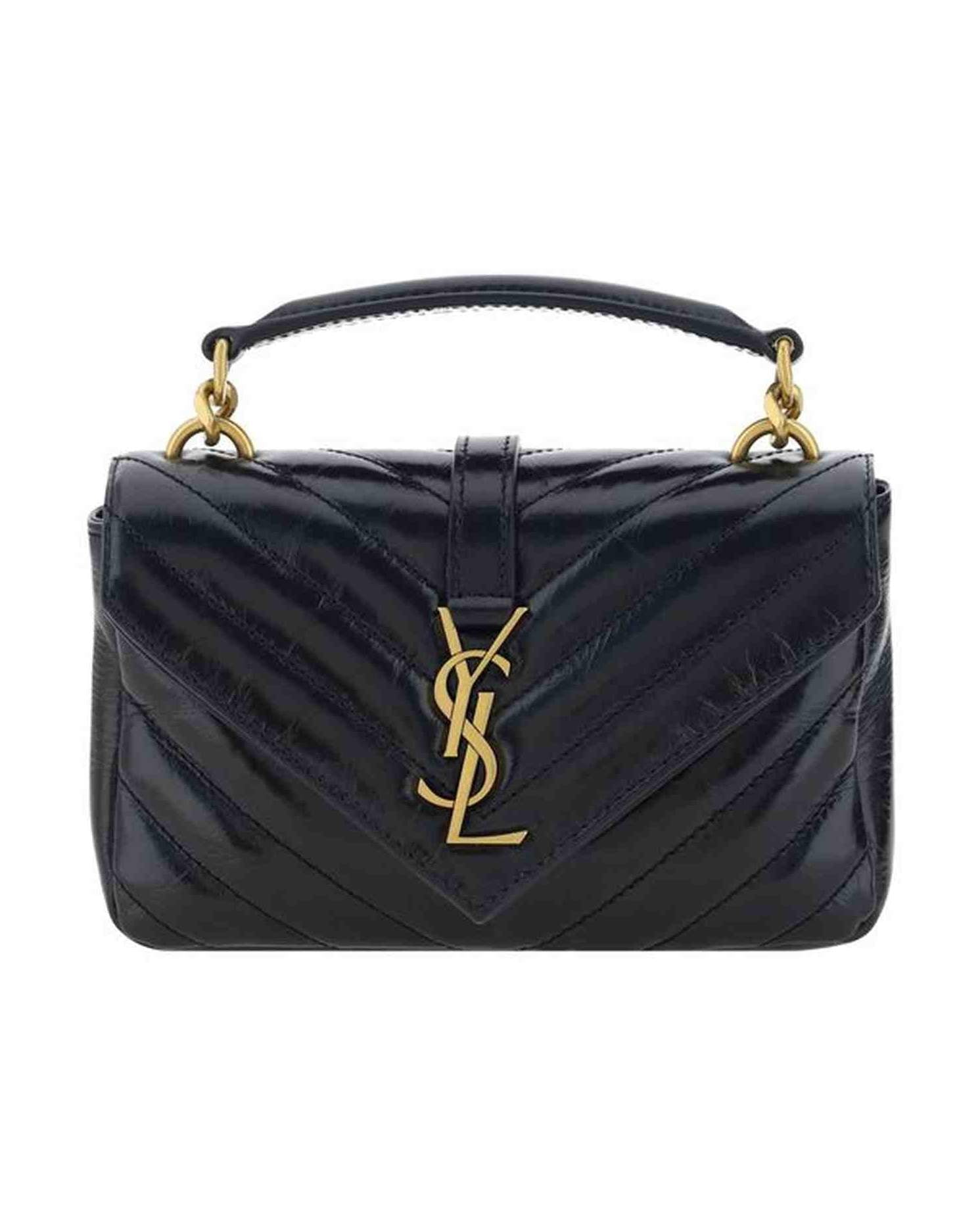 Saint Laurent Logoed Shoulder Bag Glam Steals