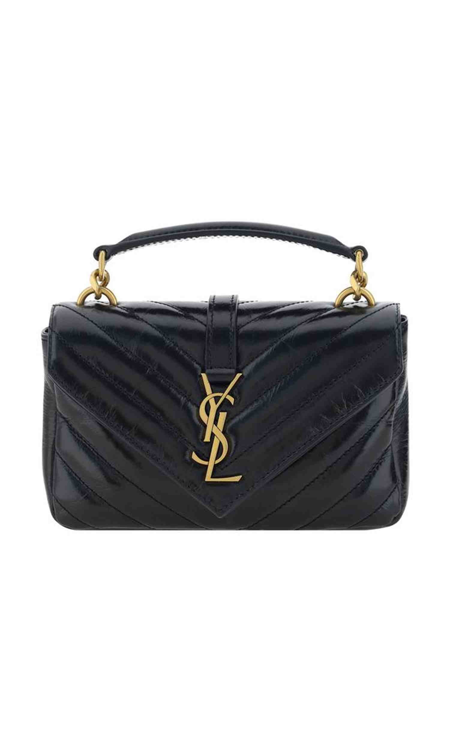 Saint Laurent Logoed Shoulder Bag Glam Steals